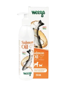Weego Óleo de salmão para cães e gatos